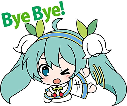 Snow Miku Telegram Sticker #4 - Snow Miku #4