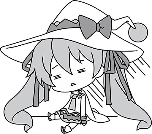 Snow Miku Telegram Sticker #8 - Snow Miku #8