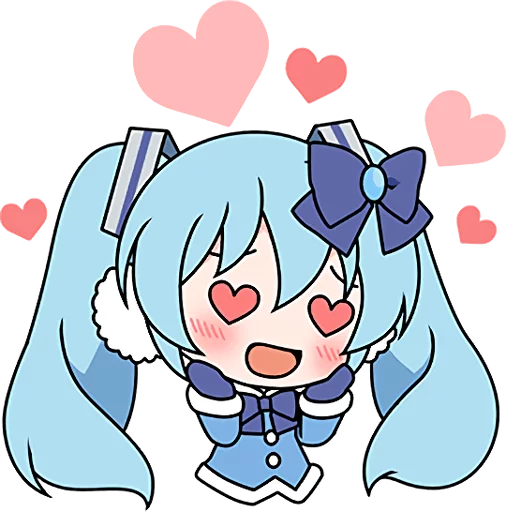 Snow Miku Telegram Sticker #9 - Snow Miku #9