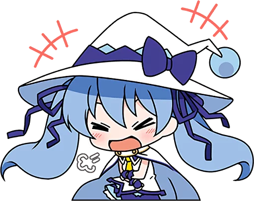 Snow Miku Telegram Sticker #12 - Snow Miku #12