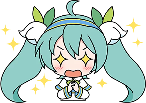 Snow Miku Telegram Sticker #13 - Snow Miku #13