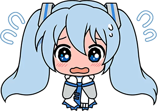 Snow Miku Telegram Sticker #14 - Snow Miku #14