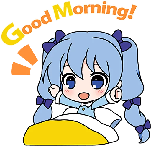 Snow Miku Telegram Sticker #17 - Snow Miku #17