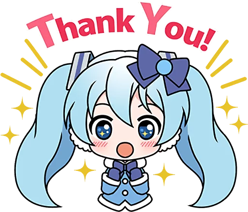 Snow Miku Telegram Sticker #21 - Snow Miku #21