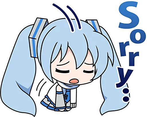 Snow Miku Telegram Sticker #22 - Snow Miku #22