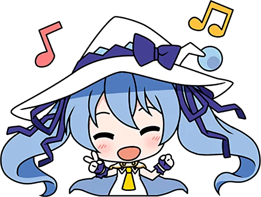 Snow Miku Telegram Sticker #23 - Snow Miku #23