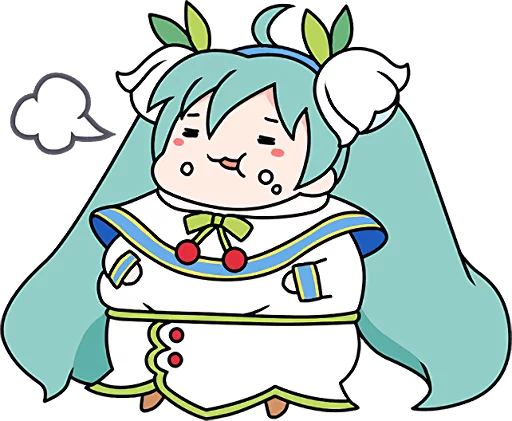 Snow Miku Telegram Sticker #24 - Snow Miku #24