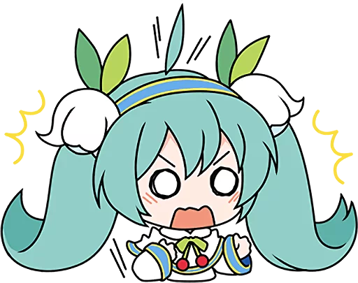 Snow Miku Telegram Sticker #25 - Snow Miku #25