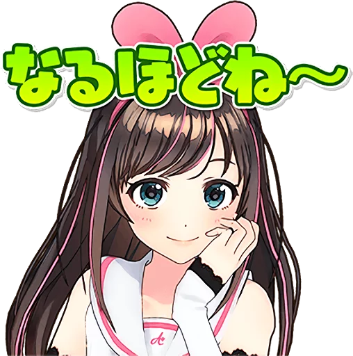 Kizuna Ai Stickers Telegram Sticker #4 - Kizuna Ai Stickers #4