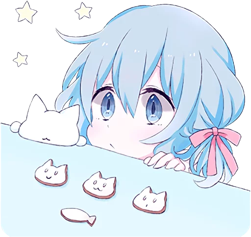 Light Blue Hair Girl
