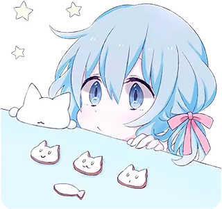 Light Blue Hair Girl
