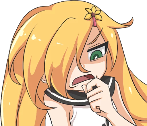 Blonde Girl Lily Telegram Sticker #13 - Blonde Girl Lily #13