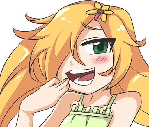 Blonde Girl Lily Telegram Sticker #18 - Blonde Girl Lily #18