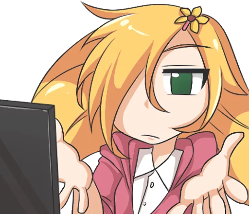 Blonde Girl Lily Telegram Sticker #24 - Blonde Girl Lily #24