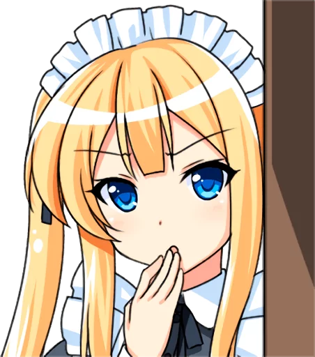 Maid Girlfriend Sweet Domestic Banter Telegram Sticker #10 - Maid Girlfriend Sweet Domestic Banter #10