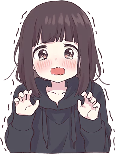 Menhera-chan Season 2 English Edition Telegram Sticker #19 - Menhera-chan Season 2 English Edition #19