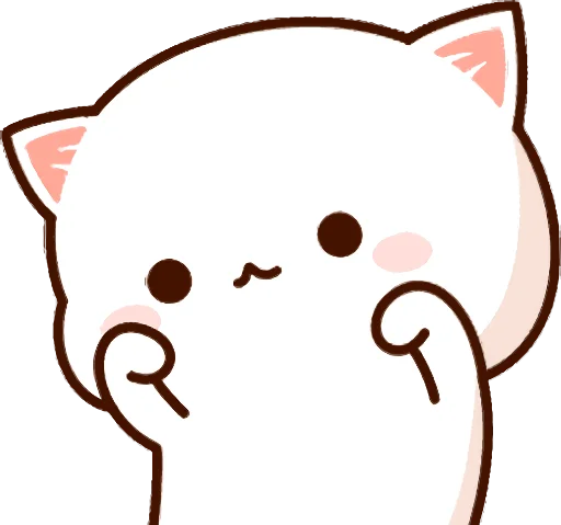 Mochi Mochi Peach Cat and Goma Telegram Sticker #12 - Mochi Mochi Peach Cat and Goma #12