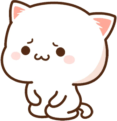 Mochi Mochi Peach Cat and Goma Telegram Sticker #24 - Mochi Mochi Peach Cat and Goma #24