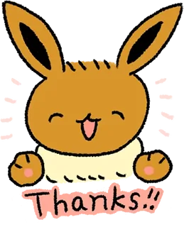 Pokémon Eevee Stickers