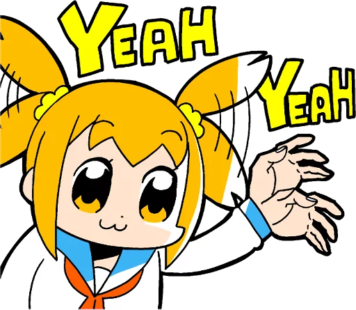 Pop Team Epic Telegram Sticker #1 - Pop Team Epic #1