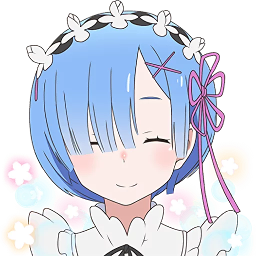 Re:ZERO Rem Special Maid Expressions Telegram Sticker #6 - Re:ZERO Rem Special Maid Expressions #6