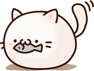 Cat with Fish