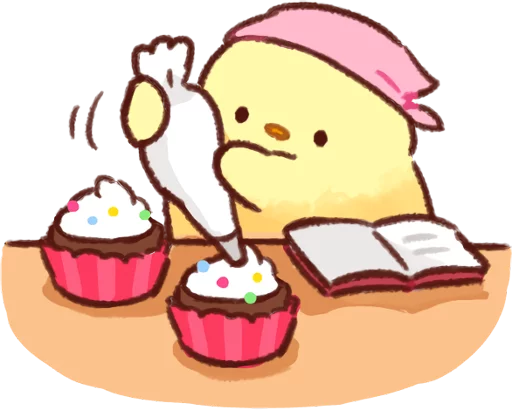 Soft And Cute Chick Love Telegram Sticker #14 - Soft And Cute Chick Love #14