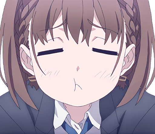 Getsuyoubi no Tawawa Ai-chan Telegram Sticker #4 - Getsuyoubi no Tawawa Ai-chan #4