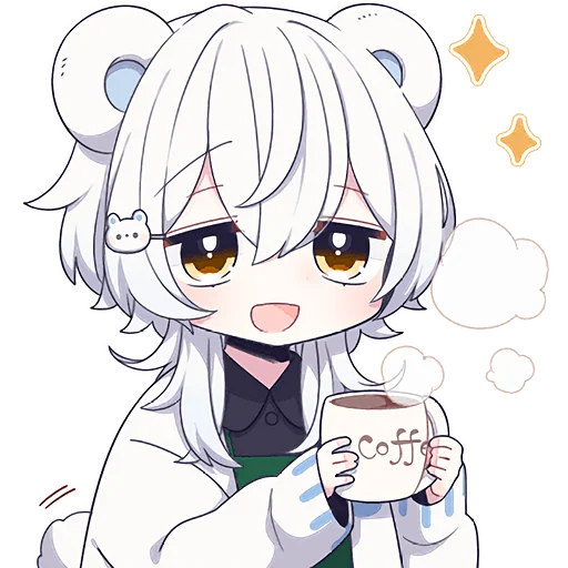 Lovely Polar Bear Boy Telegram Sticker #3 - Lovely Polar Bear Boy #3