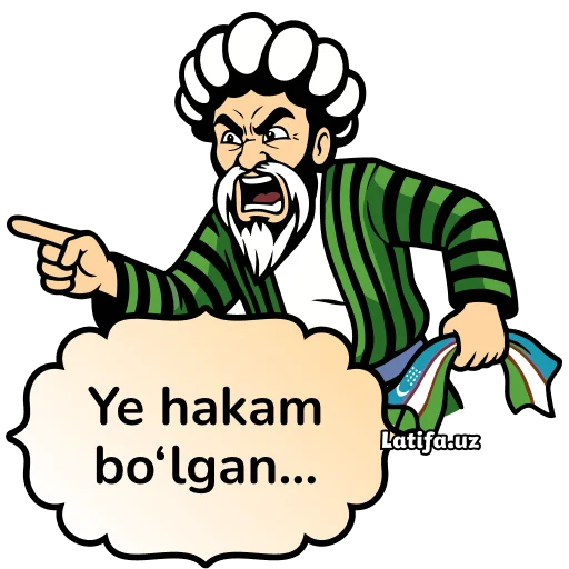Latifa Uzbekistan Greetings Stickers Telegram Sticker #6 - Latifa Uzbekistan Greetings Stickers #6