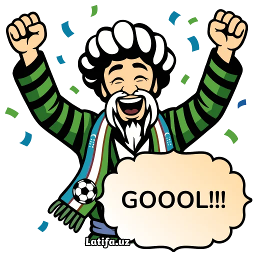 Latifa Uzbekistan Greetings Stickers Telegram Sticker #11 - Latifa Uzbekistan Greetings Stickers #11