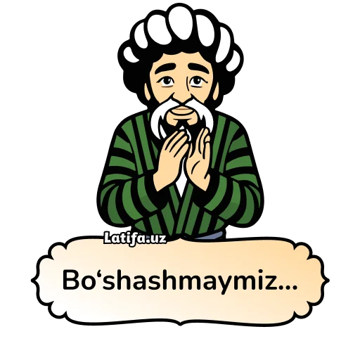 Latifa Uzbekistan Greetings Stickers Telegram Sticker #12 - Latifa Uzbekistan Greetings Stickers #12