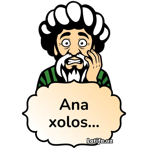 Latifa Uzbekistan Greetings Stickers Telegram Sticker #13 - Latifa Uzbekistan Greetings Stickers #13