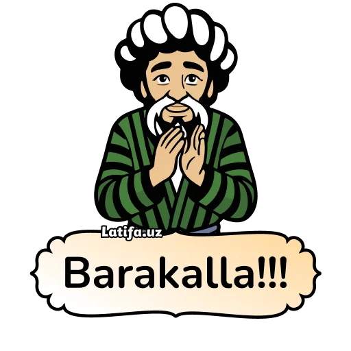 Latifa Uzbekistan Greetings Stickers Telegram Sticker #15 - Latifa Uzbekistan Greetings Stickers #15