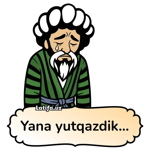 Latifa Uzbekistan Greetings Stickers Telegram Sticker #23 - Latifa Uzbekistan Greetings Stickers #23