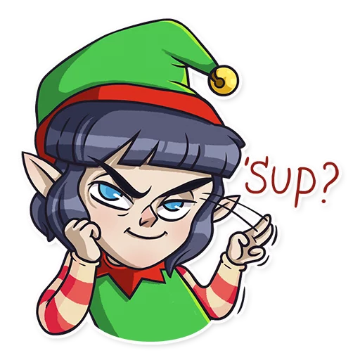Little Helper Telegram Sticker #5 - Little Helper #5
