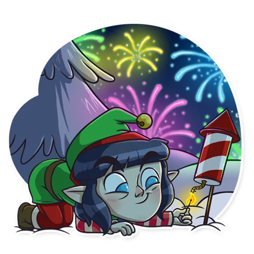Little Helper Telegram Sticker #22 - Little Helper #22