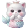 Little Cat Mermaid Emoji