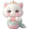 Little Cat Mermaid Emoji Telegram Sticker #12 - Little Cat Mermaid Emoji #12