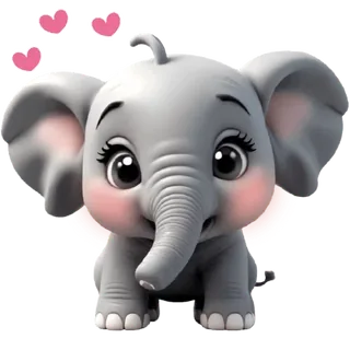 Cute Baby Elephant