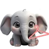 Little Elephant Emoji Telegram Sticker #23 - Little Elephant Emoji #23