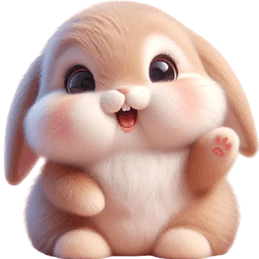 Cute Lop-Eared Rabbit