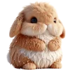 Cute Bunny Rabbit Emoji Telegram Sticker #10 - Cute Bunny Rabbit Emoji #10