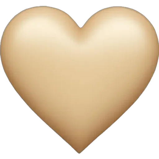 Beige Heart