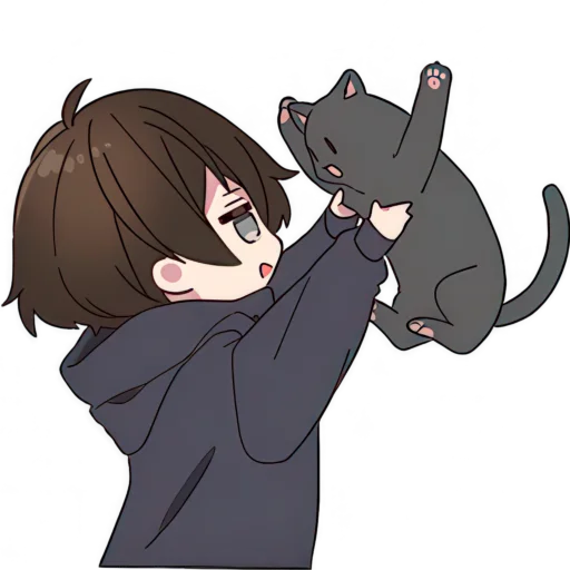 Menhera-kun and Black Cat