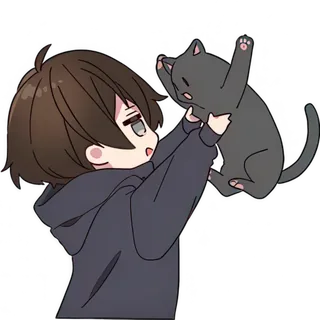 Menhera-kun and Black Cat