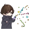 Menhera Kun5 Emoji Telegram Sticker #5 - Menhera Kun5 Emoji #5