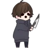 Menhera Kun5 Emoji Telegram Sticker #8 - Menhera Kun5 Emoji #8
