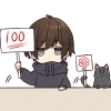 Menhera Kunn 3 Emoji Telegram Sticker #3 - Menhera Kunn 3 Emoji #3