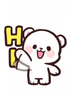 Greeting Bear Character